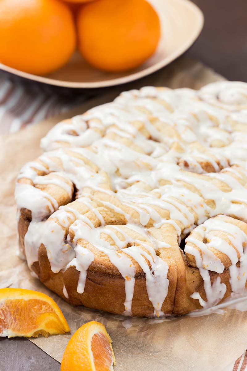 Slow Cooker Orange Sweet Rolls