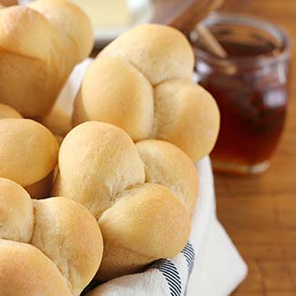 Sweet Potato Cloverleaf Rolls - Red Star® Yeast