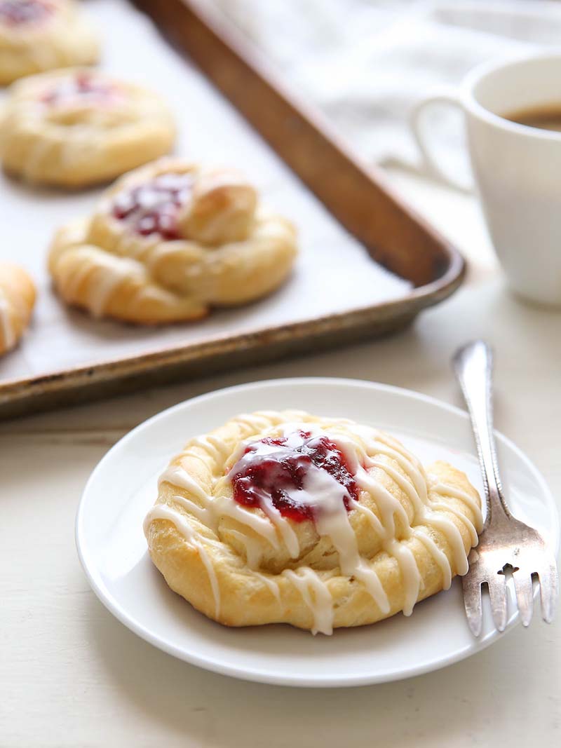 Spiced Cranberry Orange Danishes