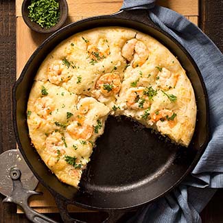 Shrimp Scampi Skillet Pizza - Red Star® Yeast