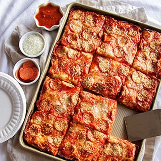 Sheet Pan Pizza with Roasted Tomato Sauce – A Simple Palate