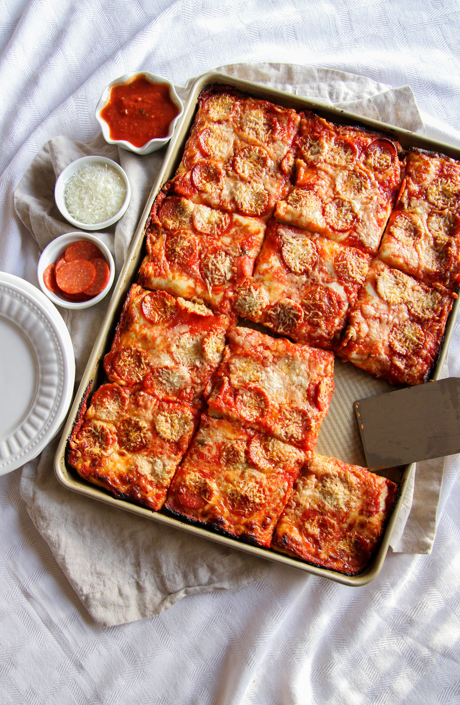 Sheet Pan Pizza - Rhodes Bake-N-Serv