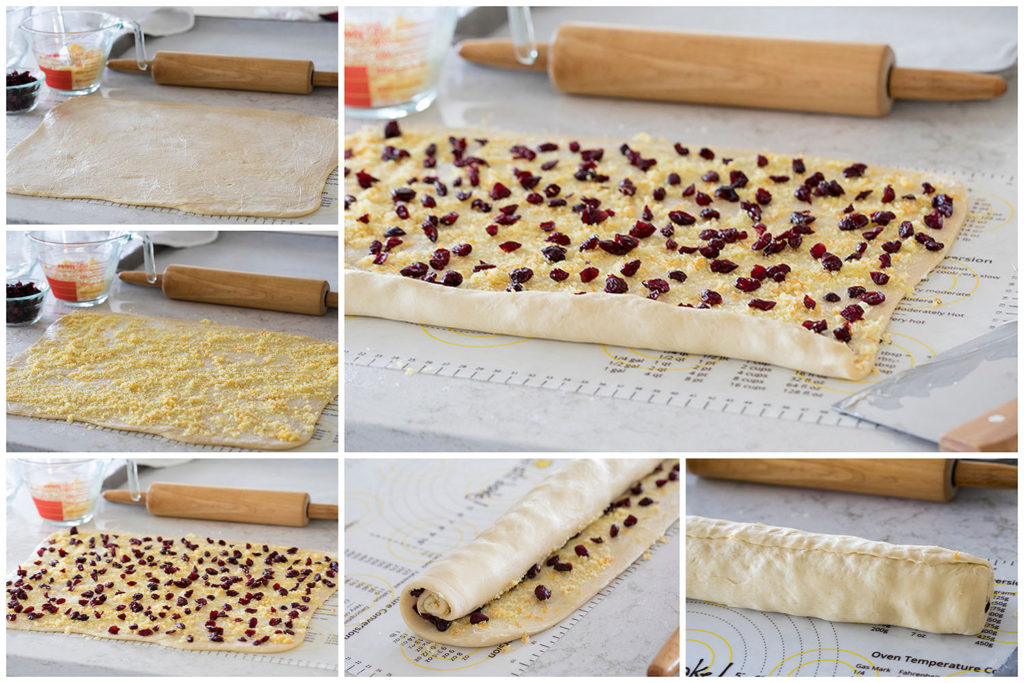 Cranberry Citrus Cream Cheese Sweet Rolls