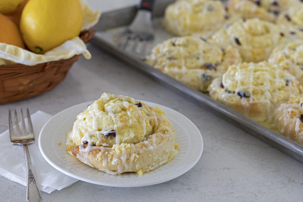 Cranberry Citrus Cream Cheese Sweet Rolls