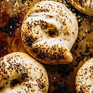 Vegan Herb and Onion Bagels - Red Star® Yeast