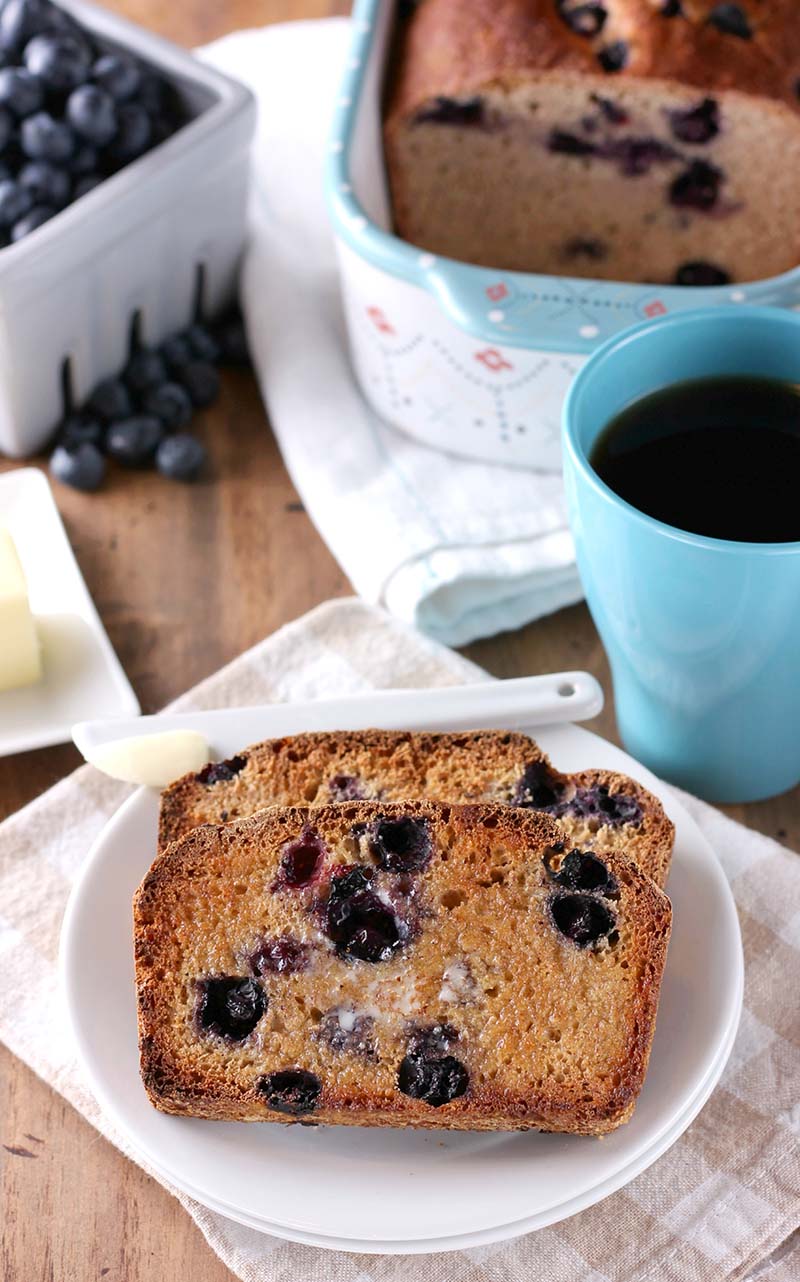 Blueberry English Muffin Bread