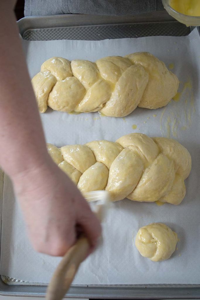 No Knead Challah | This bread is so easy, there is literally no kneading, but you do need to plan ahead. It is best if you can prep it on Tuesday night so it has 3 days to chillax in the fridge before baking it up fresh on Friday. Find recipe at redstaryeast.com.