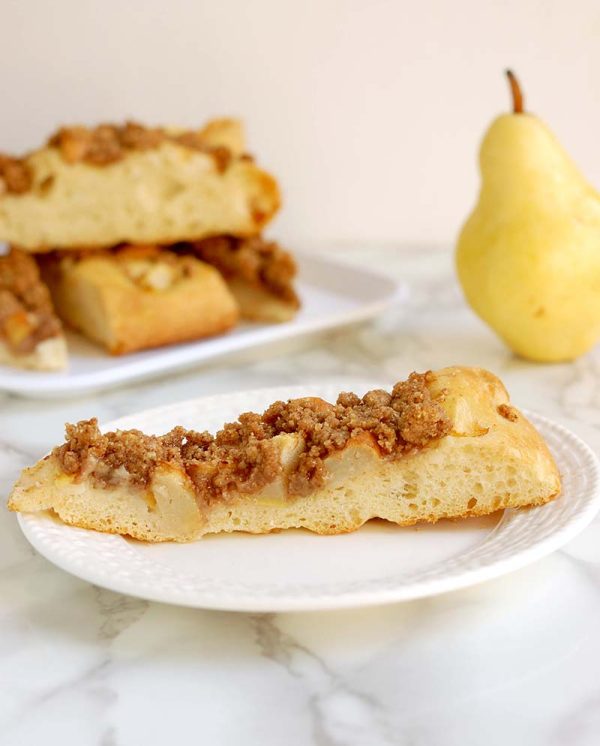 Pear And Pecan Streusel Focaccia Red Star® Yeast