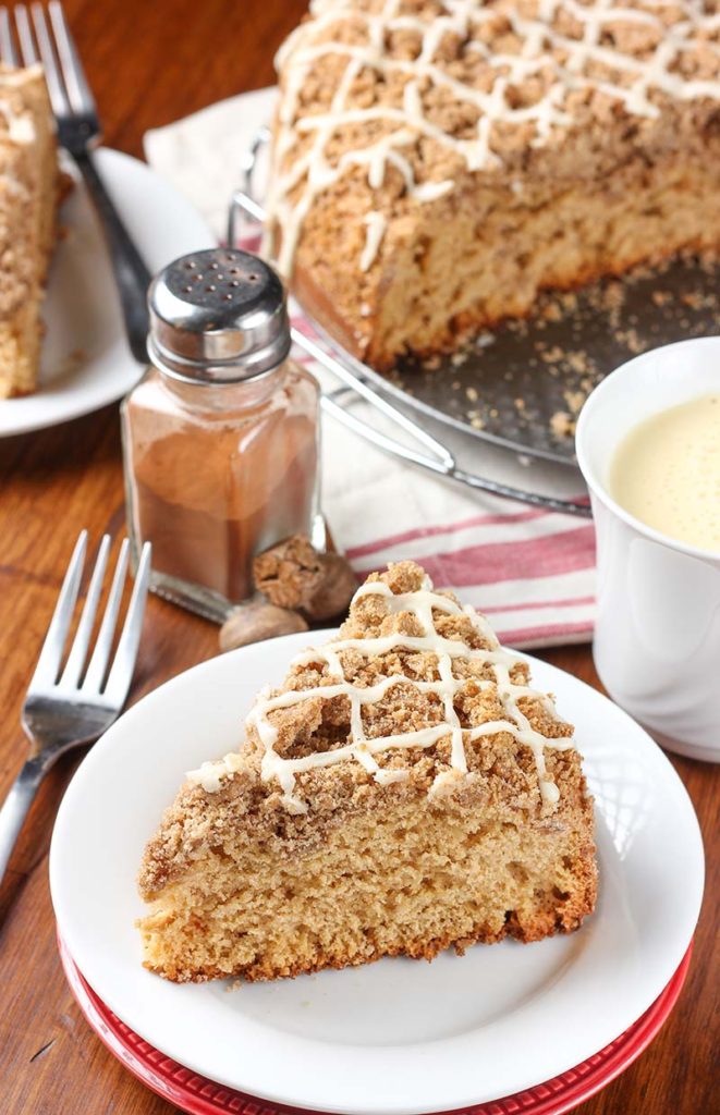 Eggnog Glazed Gingerbread Coffee Cake recipe | Red Star Yeast