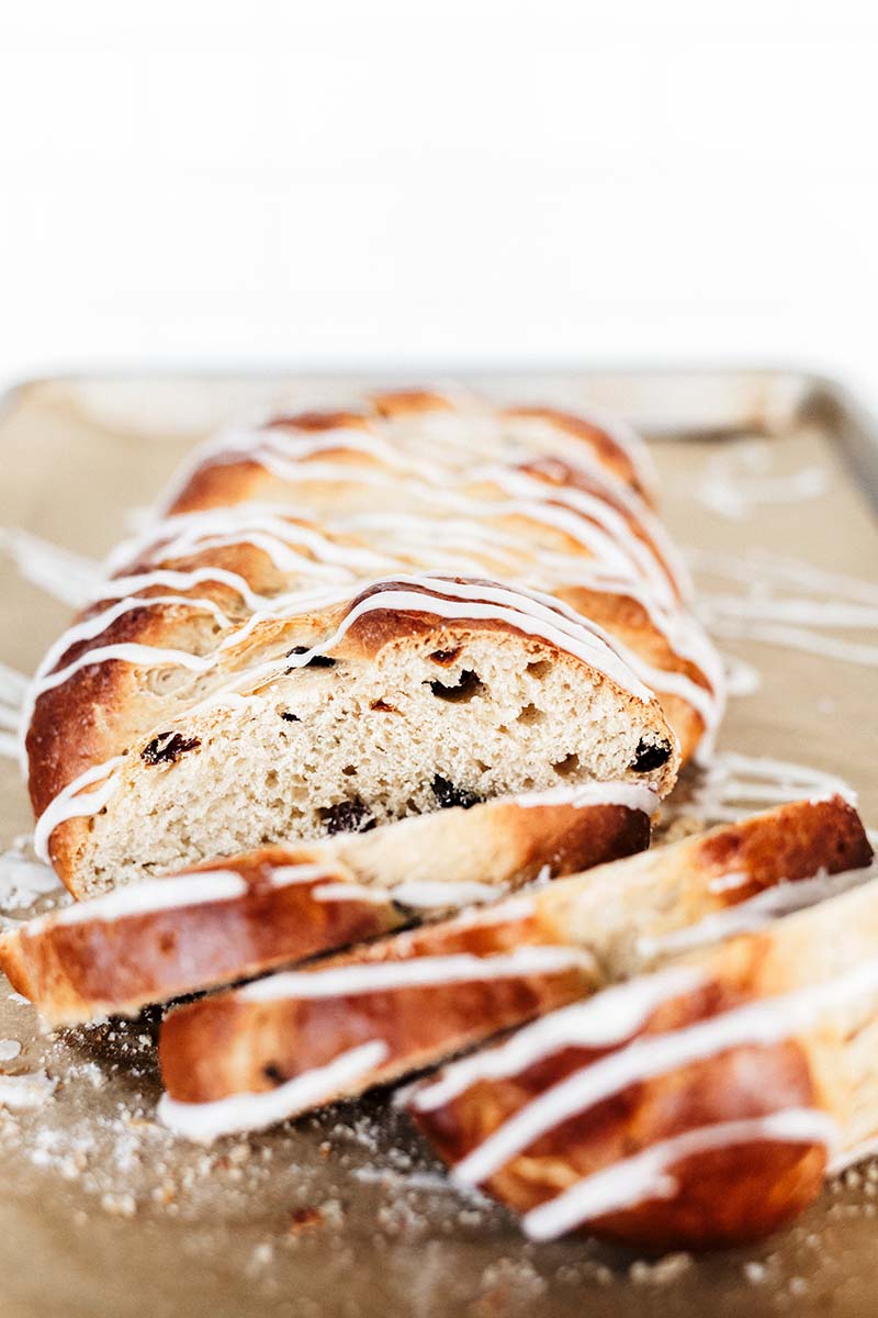 Braided Rum Raisin Bread