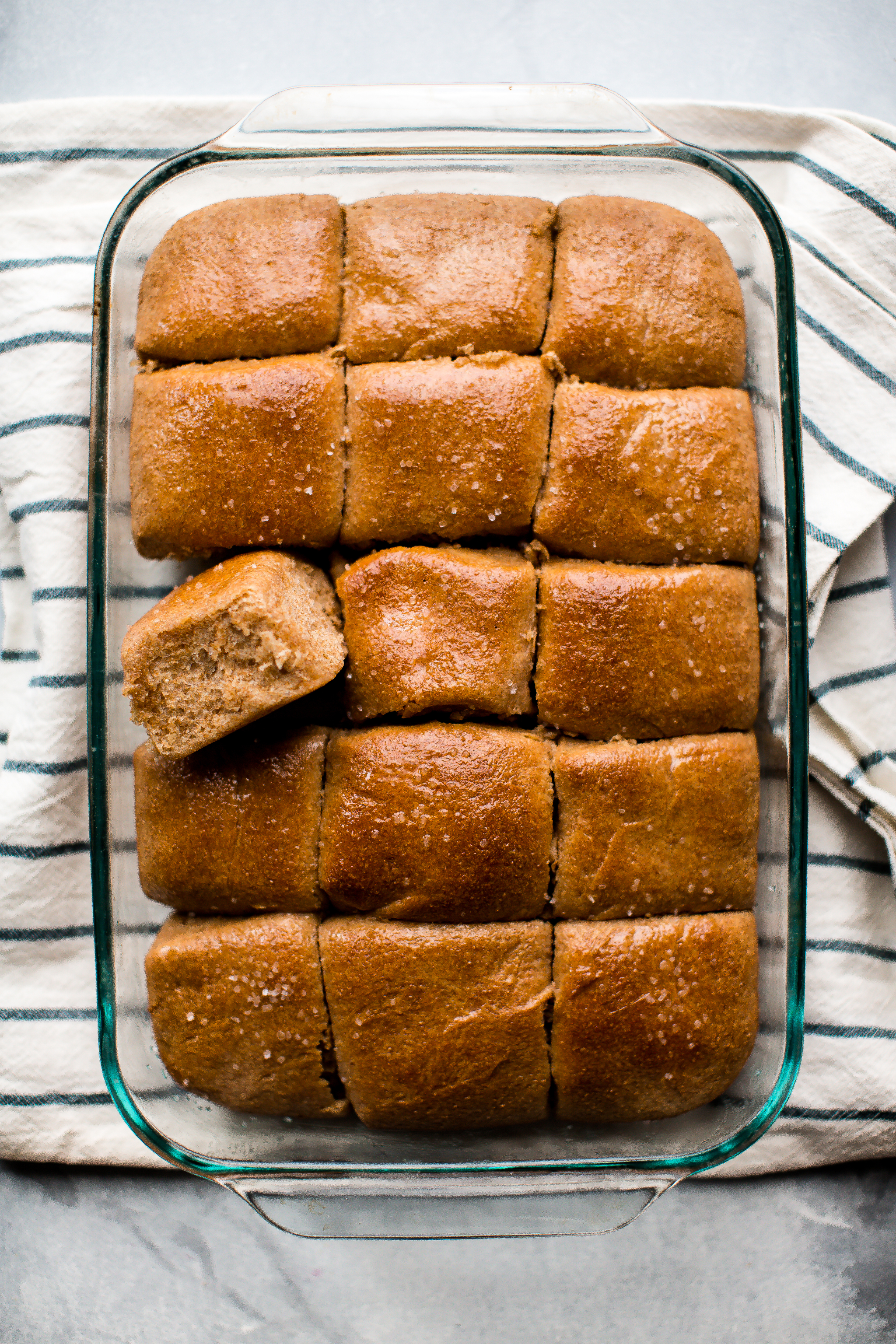 Honey Whole Wheat Dinner Rolls 