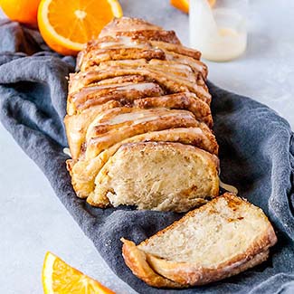 Vegan Orange Cinnamon Pull Apart Bread - Red Star® Yeast