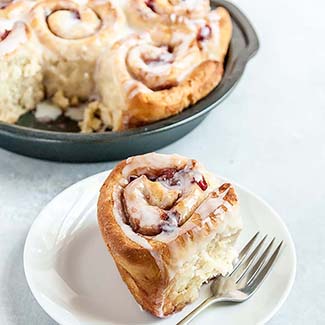 Cherry Cinnamon Rolls - Red Star® Yeast