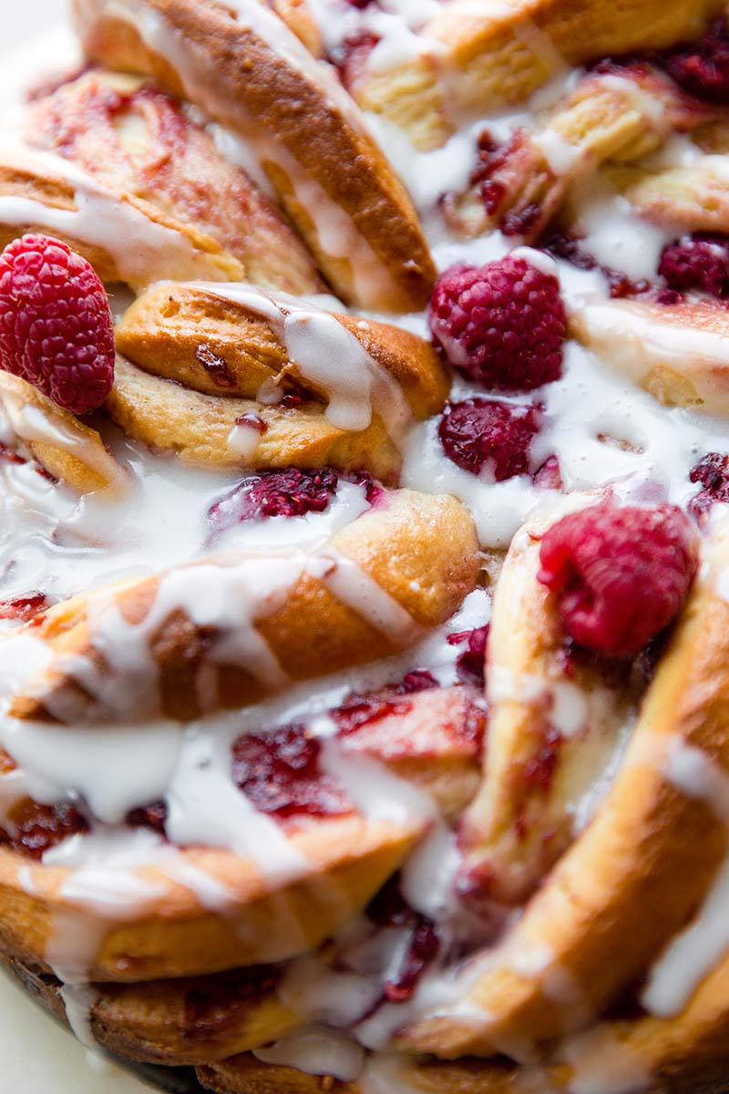 Raspberry Danish Twist Bread