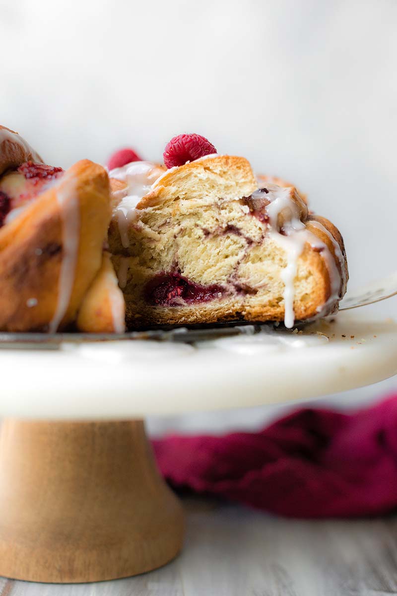 Raspberry Danish Twist Bread