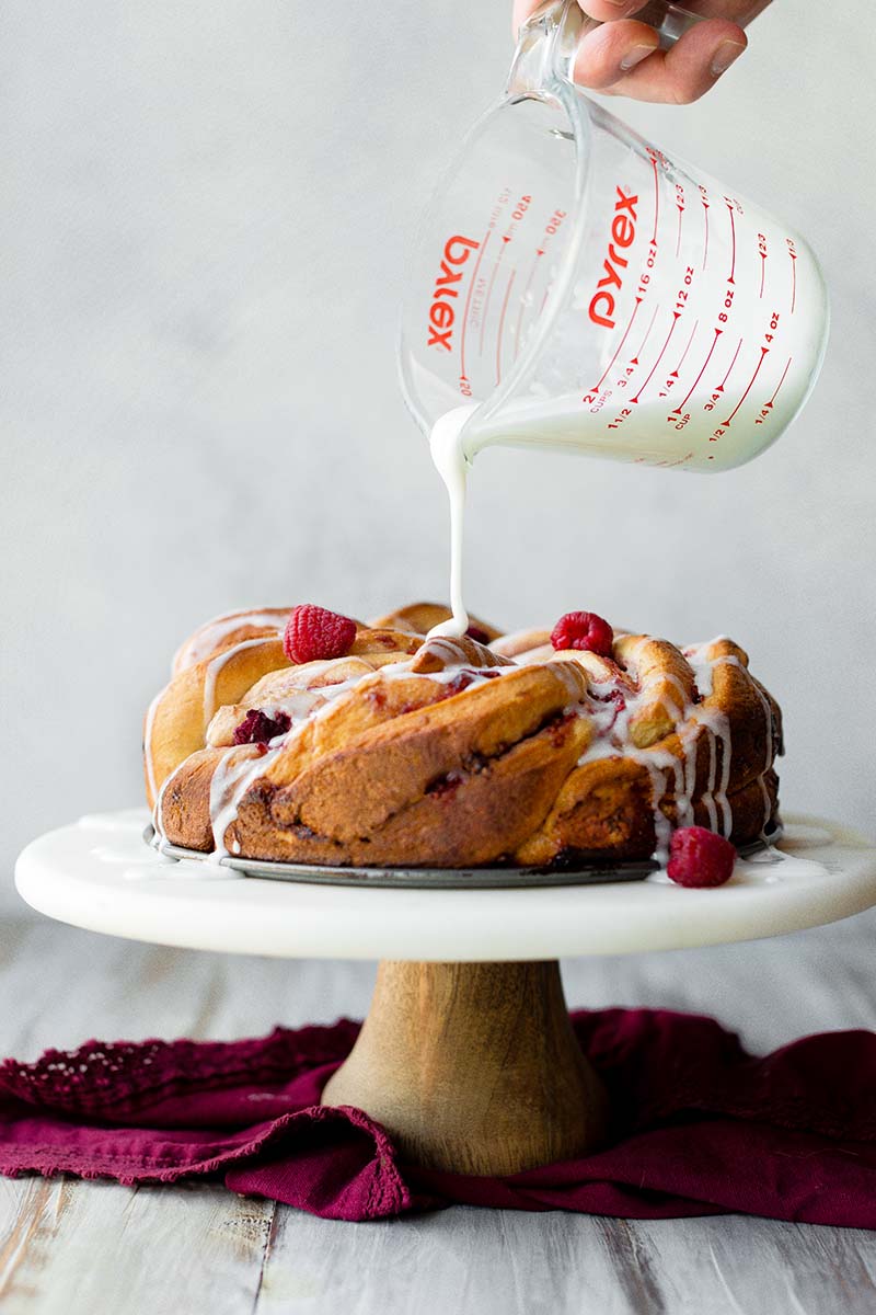 Raspberry Danish Twist Bread