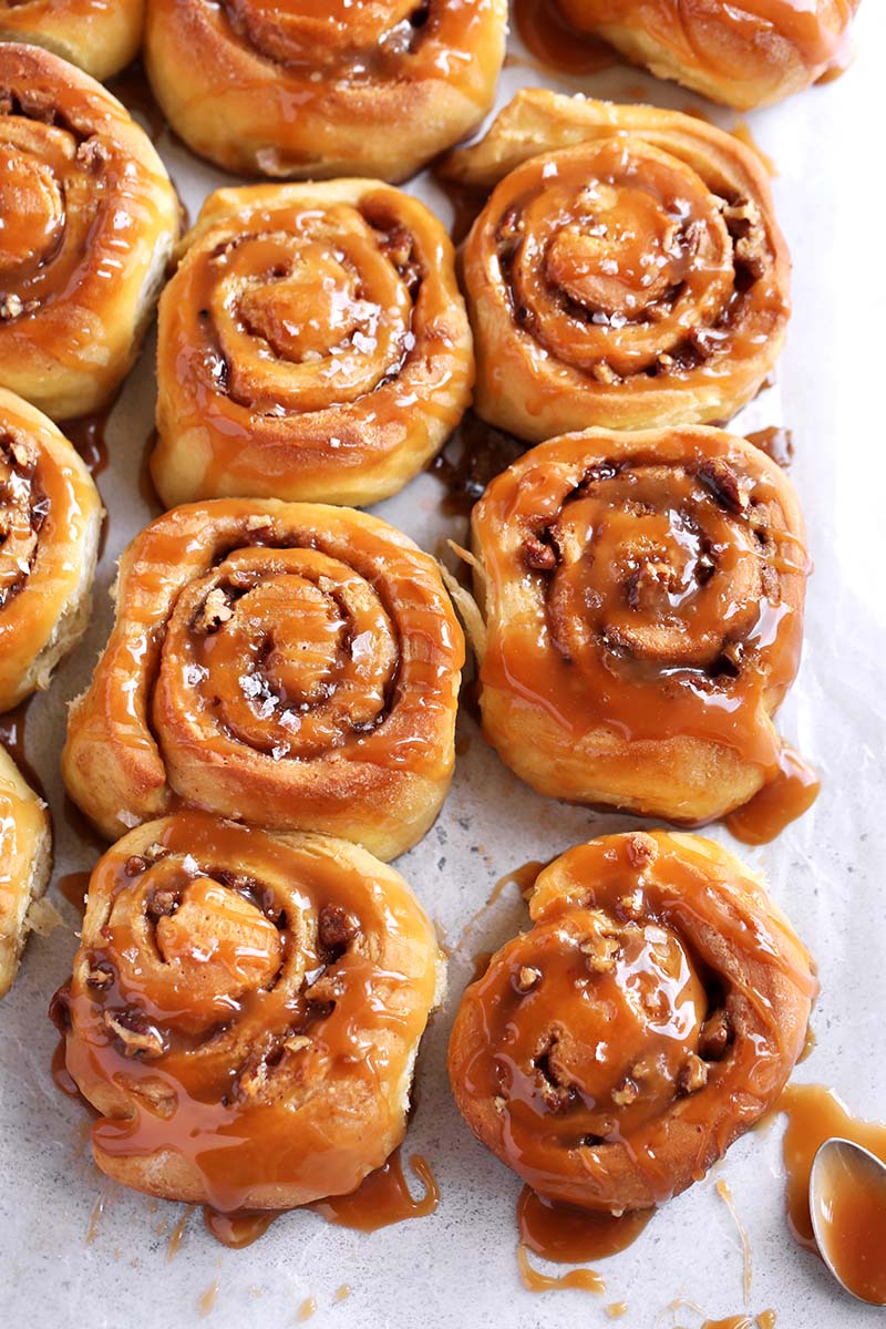 Caramel Pecan Cinnamon Rolls