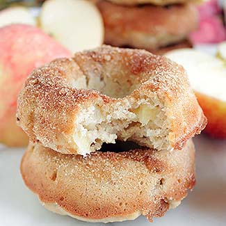 Gluten Free Apple Walnut Baked Doughnuts - Red Star® Yeast