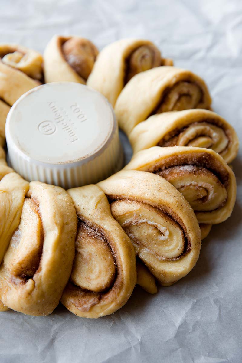 How to Make a Cinnamon Roll Christmas Wreath - Red Star® Yeast