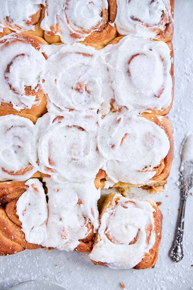 Overnight Brioche Cinnamon Rolls