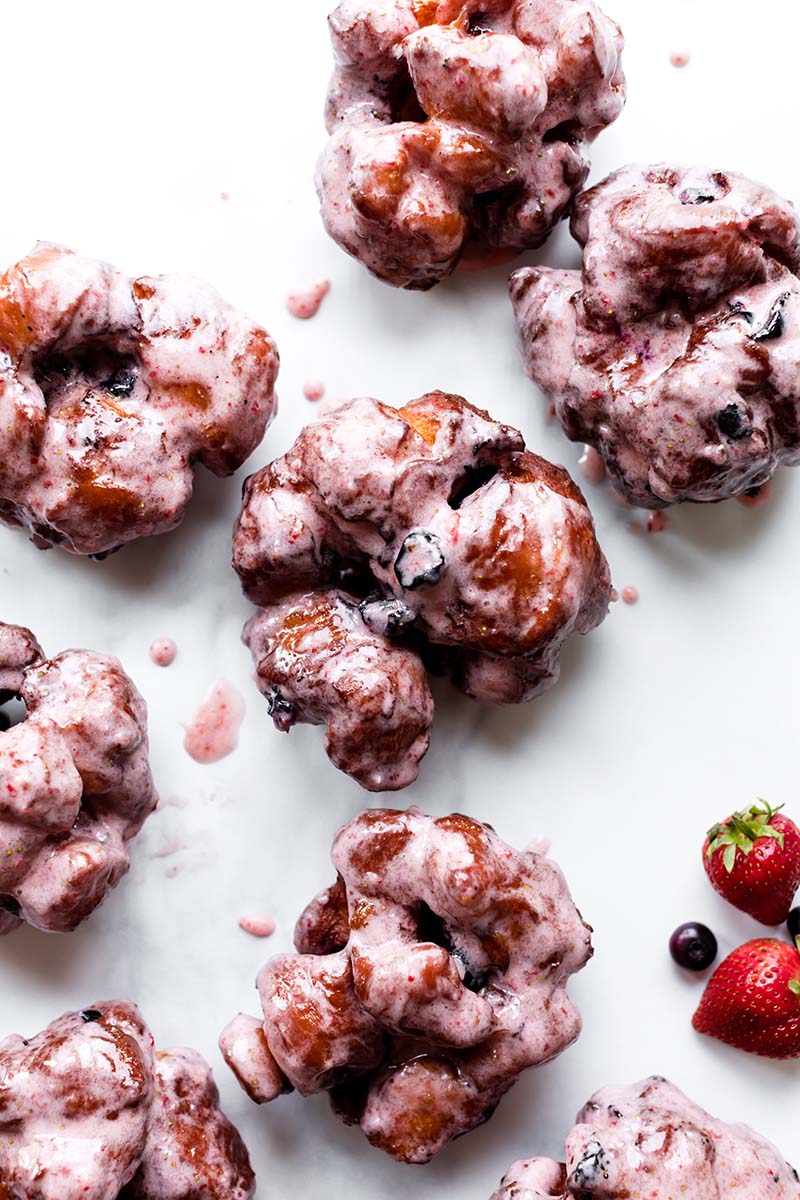 Homemade Berry Fritters