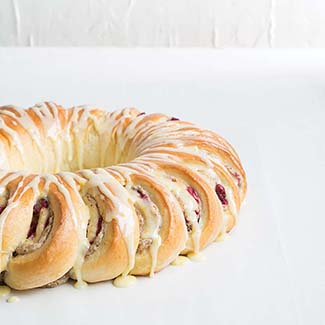 Almond Cranberry Wreath | Red Star® Yeast