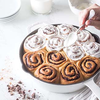 Mexican Chocolate Cinnamon Rolls | Red Star® Yeast