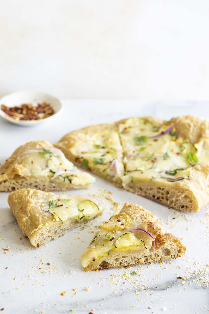 Summer Squash Flatbreads