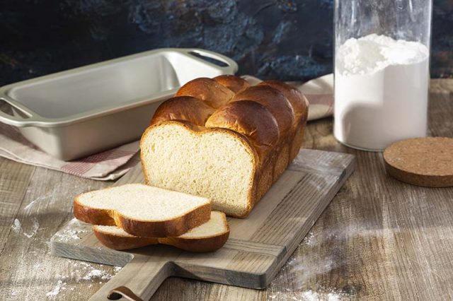 Brioche Nanterre | Known for its iconic “bubble” top, this rich, yeasted bread is enriched with butter, eggs, milk, and sugar to deliver its fluffy and buttery texture. Find the recipe and baking tip video at redstaryeast.com.