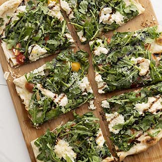 Summer Salad Grilled Pizza