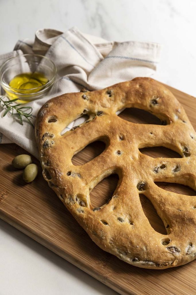 No Knead Artisan Olive Fougasse Red Star® Yeast