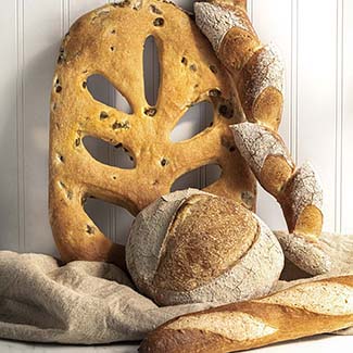 No Knead Artisan Bread 4 Ways