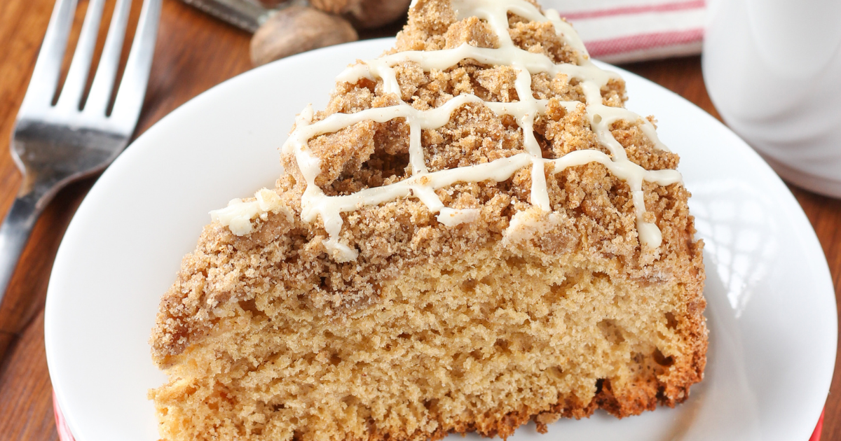 Eggnog Glazed Gingerbread Coffee Cake - Red Star® Yeast