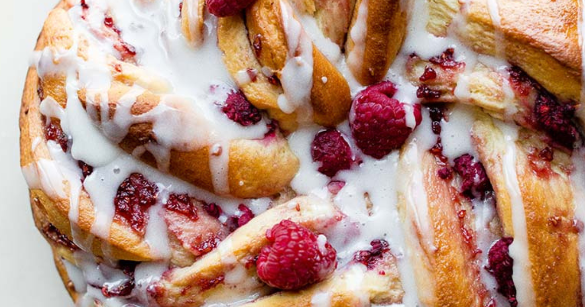 Raspberry Danish Twist Bread - Red Star® Yeast