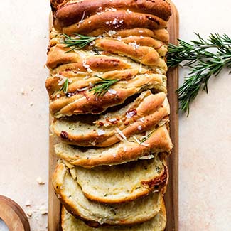 Rosemary Garlic Pull Apart Bread