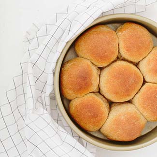 Whole Wheat Pull Apart Dinner Rolls