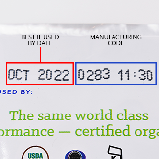 organic yeast expiration code