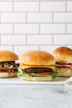 Homemade Sandwich, Slider and Burger Buns - Red Star® Yeast