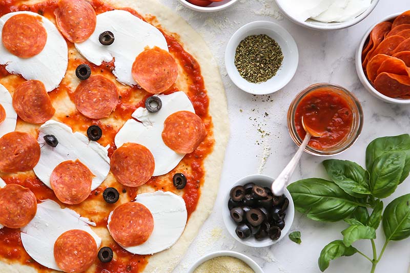 No Knead Pizza Dough