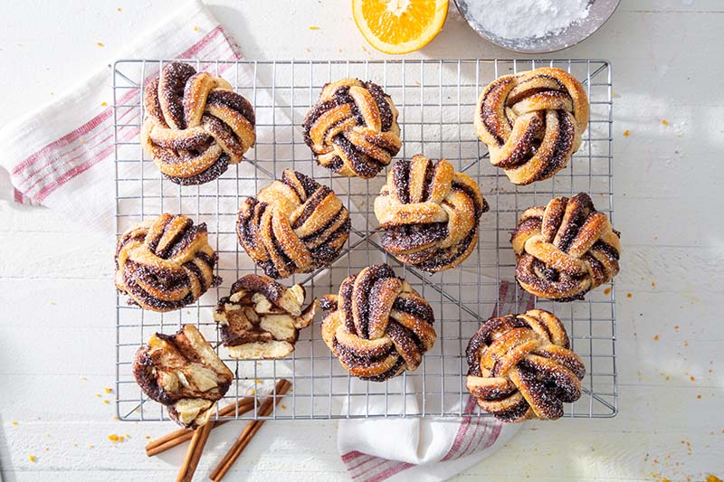 Spiced Chocolate Orange Knots