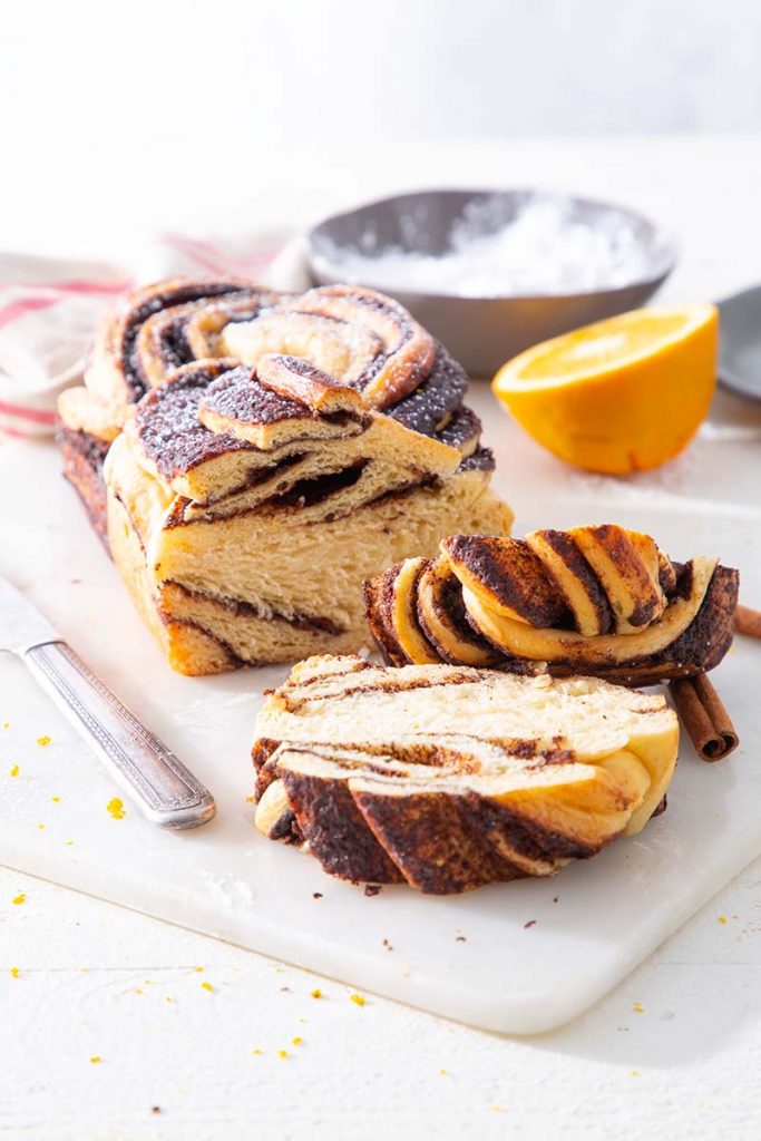 Spiced Chocolate Orange Loaves