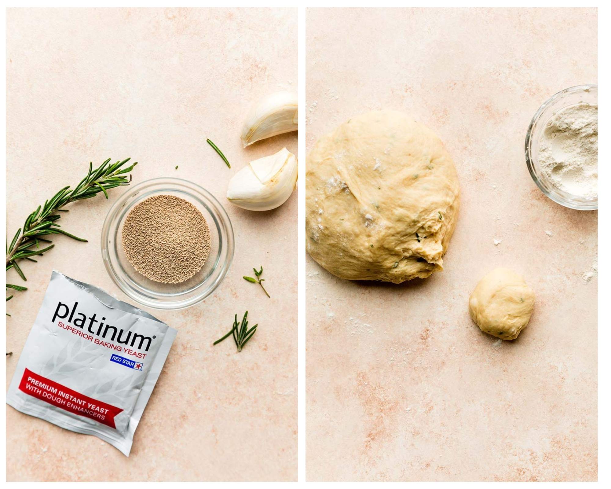 Rosemary Garlic PullApart Bread Recipe Red Star® Yeast