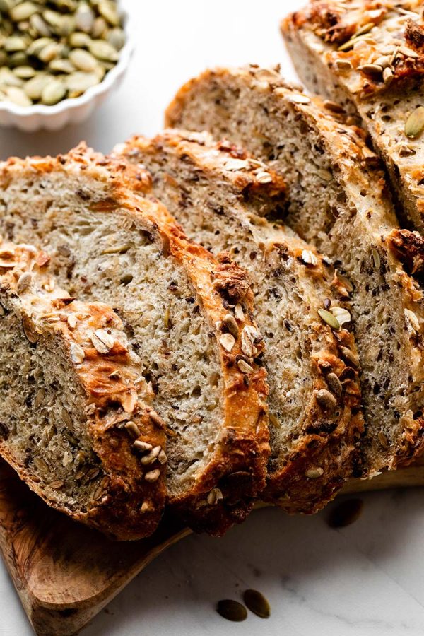 No Knead Seeded Oat Bread | Red Star® Yeast