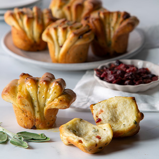 Cranberry Sage Fantails