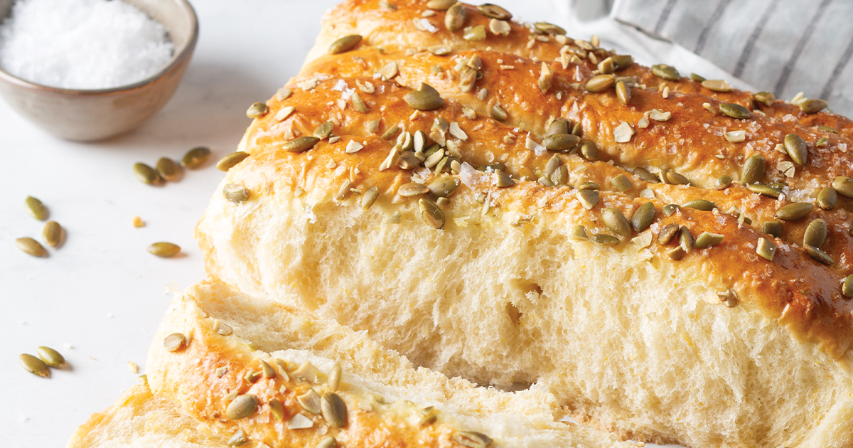 Butternut Squash and Pepita Pull-Apart Breadsticks | Red Star® Yeast