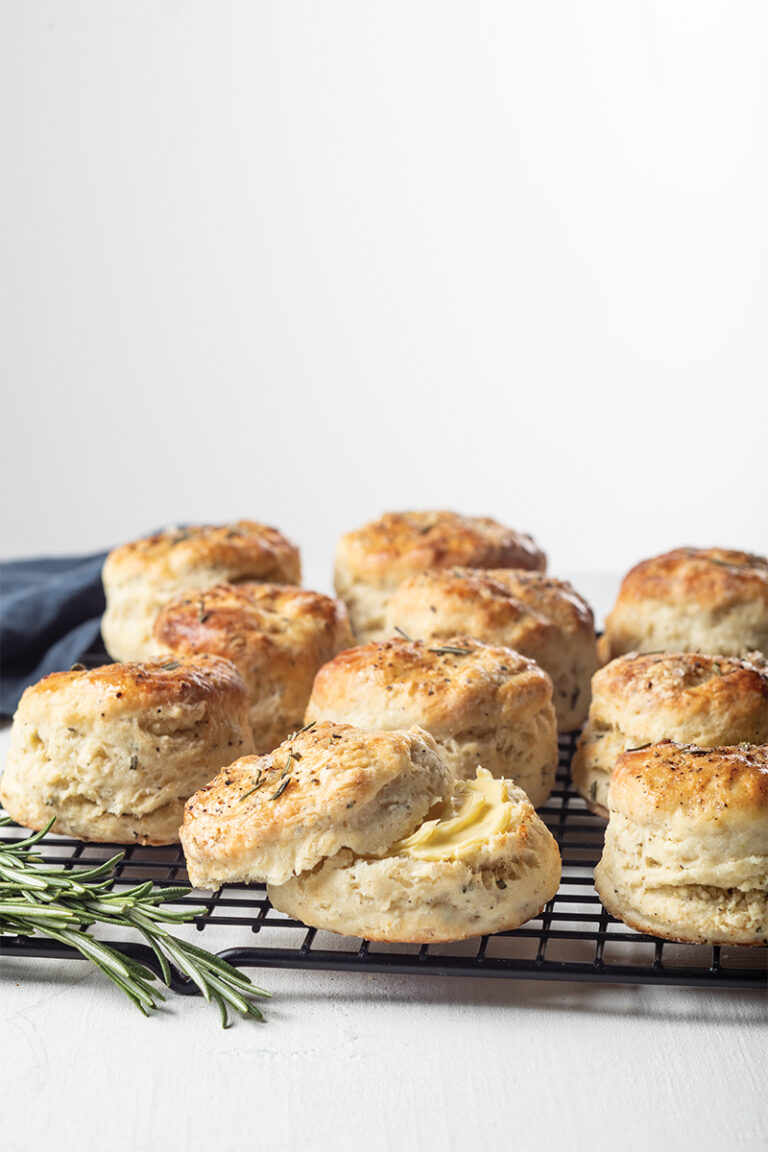 Black Pepper + Rosemary Angel Biscuits