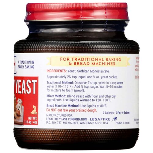 Red Star Active Dry Jar side