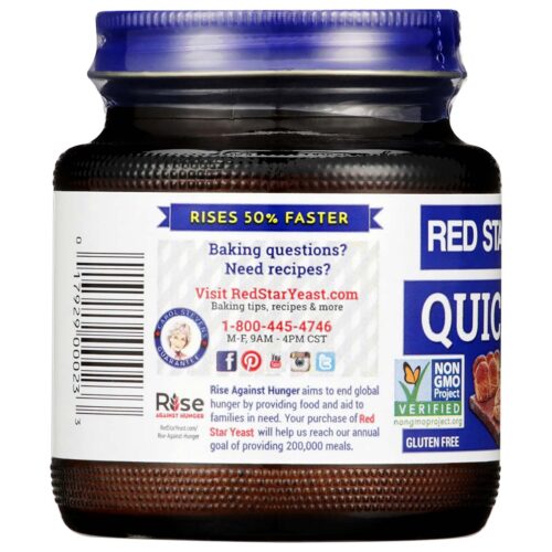 Buy Red Star Quick Rise Yeast 4 Ounce Jar Red Star Yeast 4307