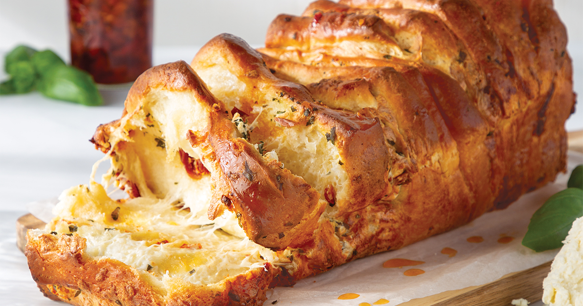 Caprese Pull-Apart Bread | Red Star® Yeast