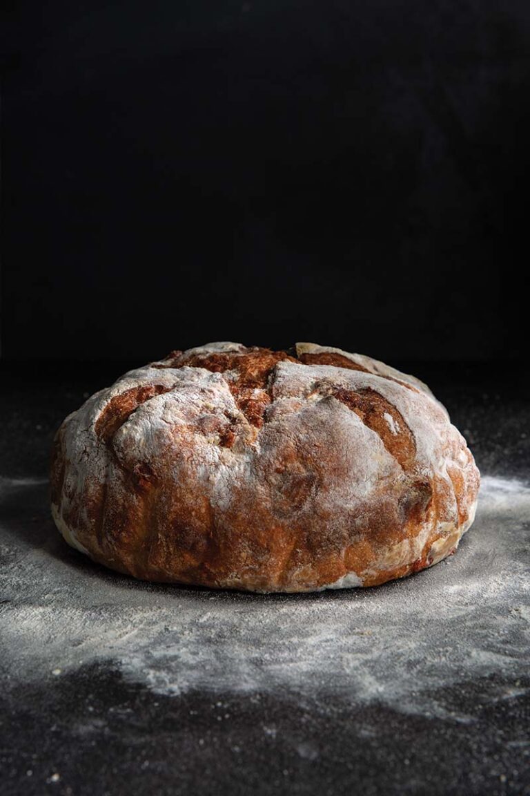 No Knead Smoky Pepper Jack Dutch Oven Bread